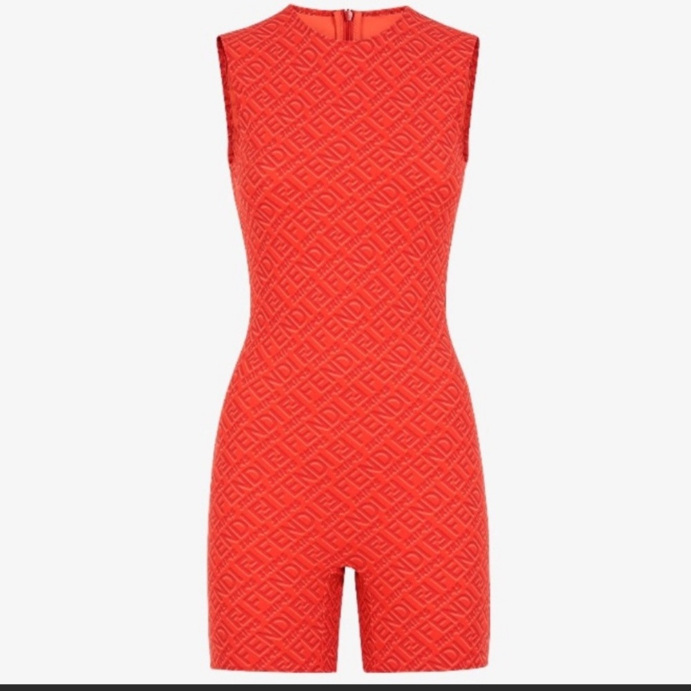 Skims X Fendi SOLD OUT ‼️‼️‼️ Sleeveless Mid thigh Bodysuit